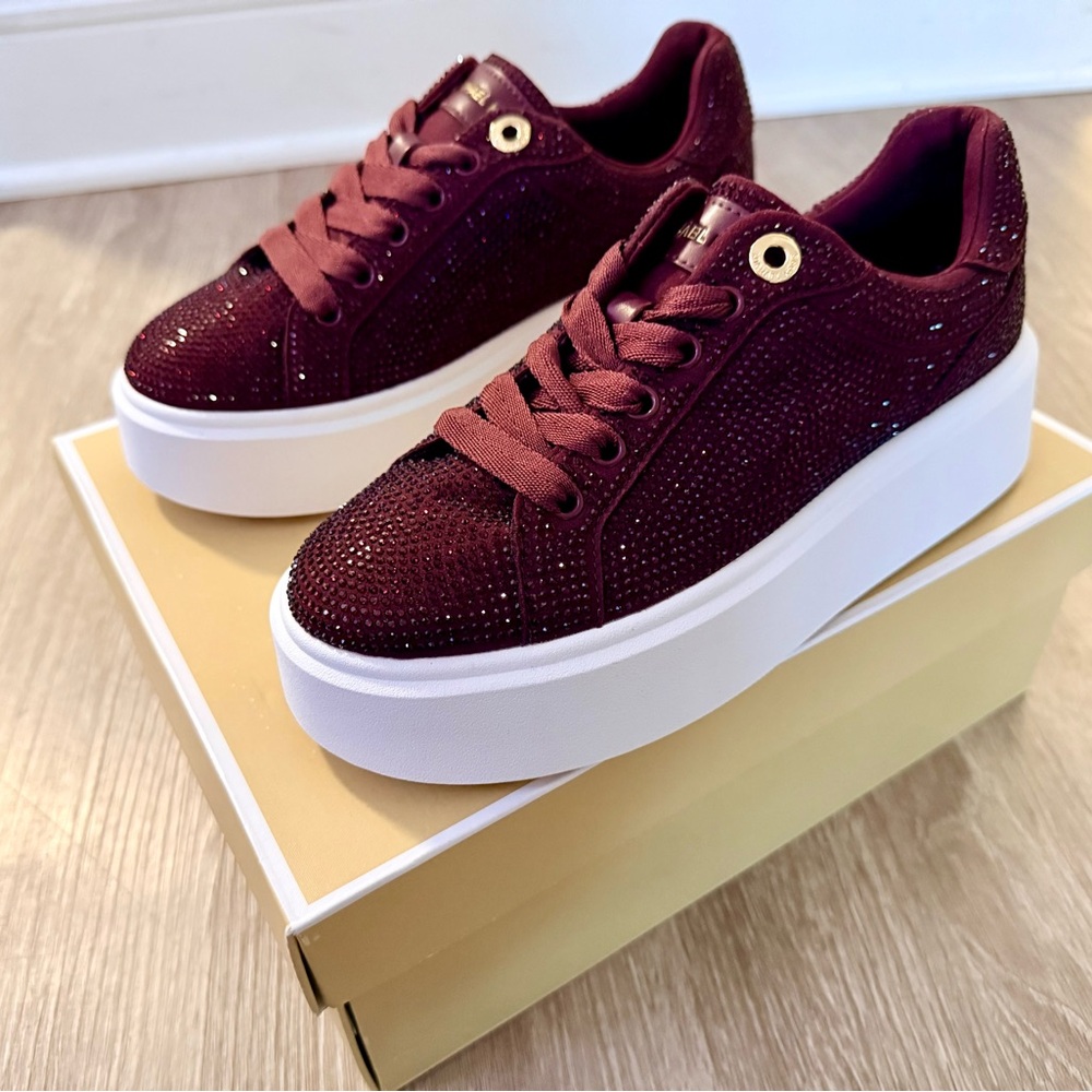 Michael Kors Romey Embellished Platform Sneaker